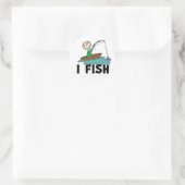 Ich fische Sticker für die Sticker für die Sticker (Tasche)