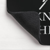Ich fische und ich weiß, was ich fische mousepad (Ecke)