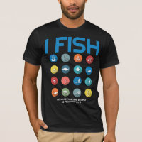 Ich fische, weil das Punching von Leuten eingefror