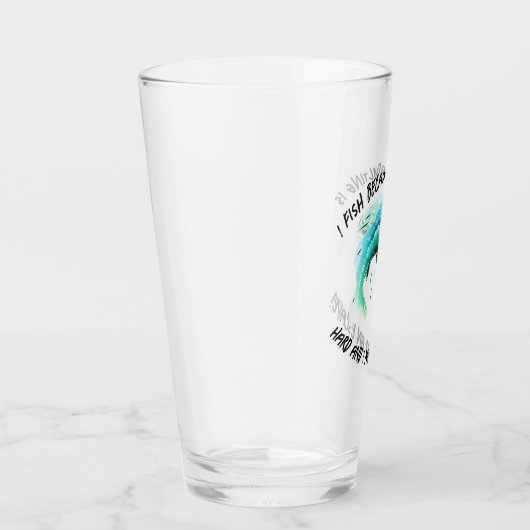 Ich fische, weil Ehebruch ... Glas (Rechts)