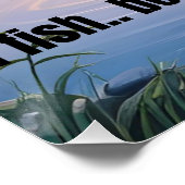 Ich fische, weil Gott gesagt hat, ich kann - Männe Poster (Ecke)