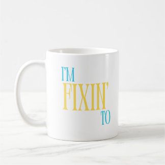 Ich fixe mich auf die südliche Tasse in blau und g
