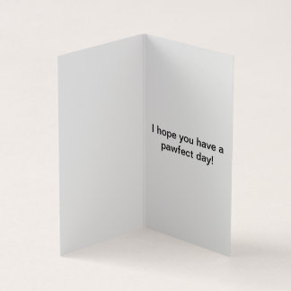 Ich flehe dich an! Westie Birthday Card