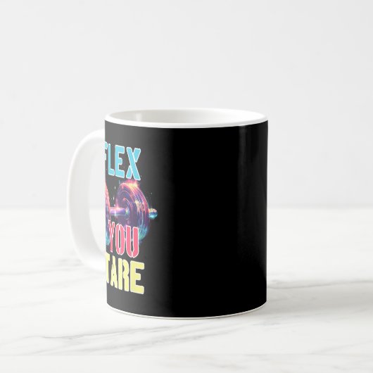 Ich flex you starre kaffeetasse (Vorderseite Links)