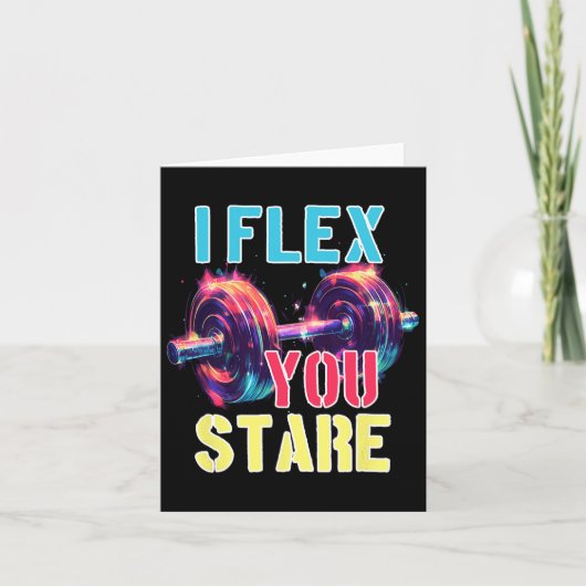 Ich flex you starre karte (Vorderseite)