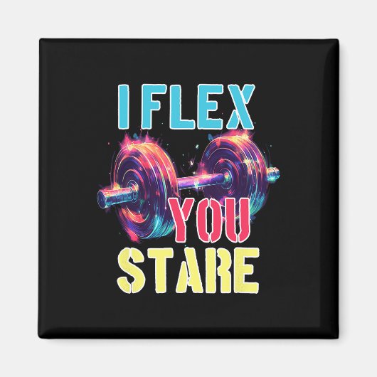 Ich flex you starre magnet (Vorne)