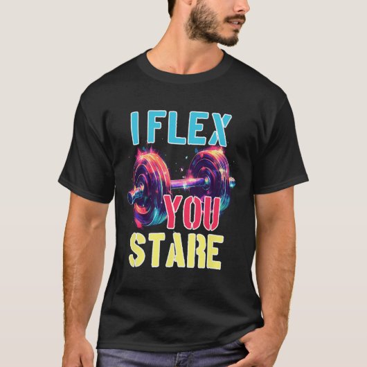 Ich flex you starre T-Shirt (Vorderseite)