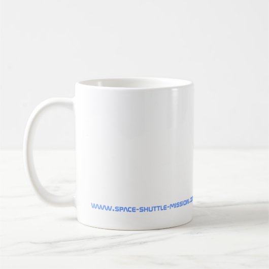 Ich fliege die Raum-Shuttle-Tasse Kaffeetasse (Links)