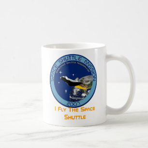 Ich fliege die Raum-Shuttle-Tasse Kaffeetasse