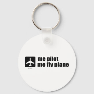 Ich fliege Flugzeug Schlüsselanhänger