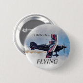 Ich fliege lieber. button (Vorne & Hinten)
