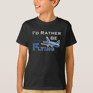 Ich fliege lieber Flugzeugpilot T-Shirt