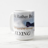 Ich fliege lieber. kaffeetasse (Vorderseite Links)