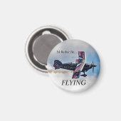 Ich fliege lieber. magnet (Vorderseite/Rückseite)