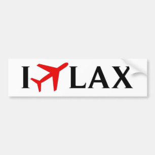 Ich fliege LOCKERES - internationaler Flughafen Autoaufkleber
