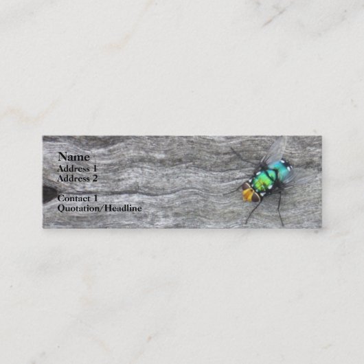 ich fliege mini visitenkarte (Vorderseite)