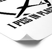Ich fliege Pilot | Soaring Liebhaber Geschenk Idee Poster (Ecke)