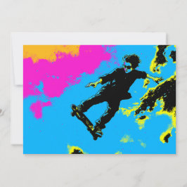 Ich fliege - Skateboarder