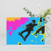 Ich fliege - Skateboarder (Stehend Vorderseite)