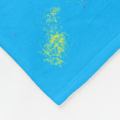 Ich fliege - Skateboarder Fleecedecke (Ecke)