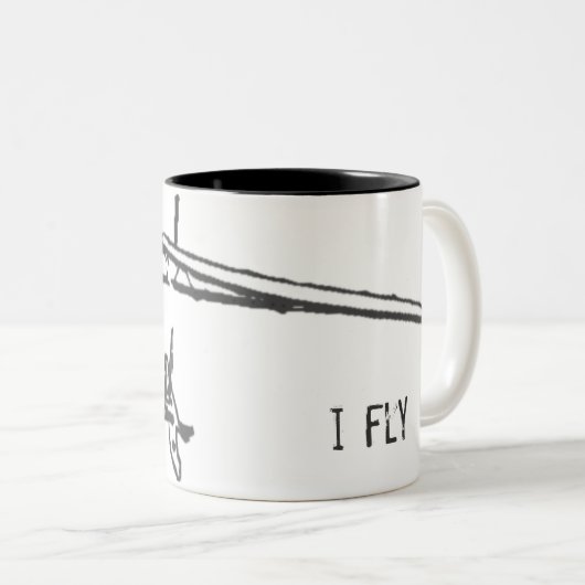 Ich fliege Tasse (VorderseiteRechts)