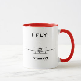 Ich fliege TBM - Versuchskaffee-Tasse Tasse