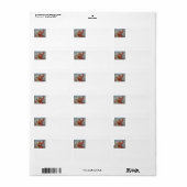 Ich fliege weg adressaufkleber (Vorne)