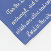 Ich fliege weg fleecedecke (Ecke)