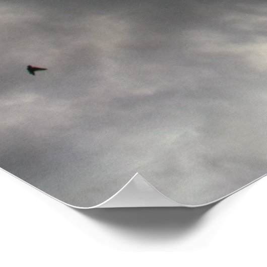 Ich fliege weg Inspiration Poster (Ecke)