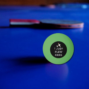 Ich flog einfach hierher, lustig, Cool, fliegerisc Tischtennisball