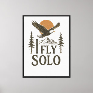 ICH_FLYE_ALLEIN_ADLER2 LEINWANDDRUCK
