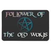 "Ich folge alten Wegen" flexibler Magnet (Horizontal)