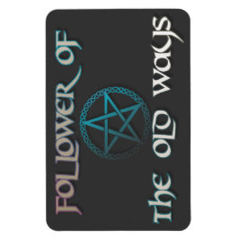 "Ich folge alten Wegen" flexibler Magnet