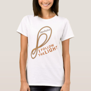 Ich folge dem hellen langen Hülsen-Shirt T-Shirt