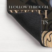 "Ich folge" Motivation Affirmation Mousepad (Ecke)