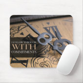 "Ich folge" Motivation Affirmation Mousepad (Mit Mouse)