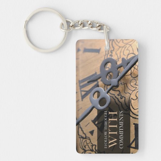 "Ich folge" Motivation Affirmation Schlüsselanhänger (Vorderseite)