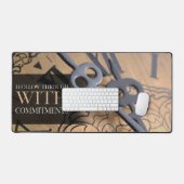 "Ich folge" Motivation Affirmation Schreibtischunterlage (Tastatur & Maus)