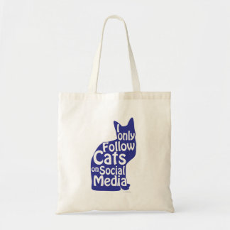 Ich folge nur dem Slogan von Cats Social Media Spa Tragetasche