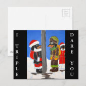 ICH FORDERE DICH DRINGEND HERAUS POSTKARTE (Vorne/Hinten)