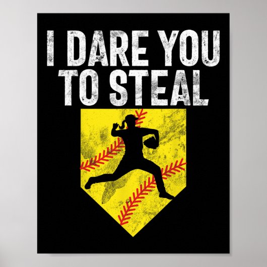 Ich fordere dich heraus, die Softll-Catcher-Game-D Poster (Vorne)