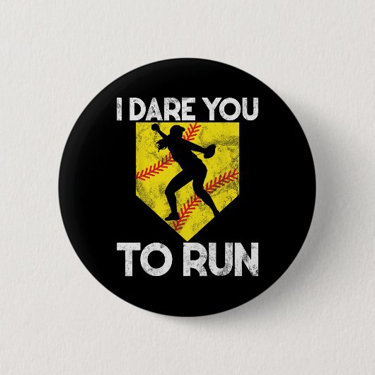 Ich fordere dich heraus, Softll Catcher Game Day V Button (Vorderseite)