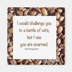 Ich fordere Sie auf, eine Schlacht um Wits zu führ Magnet