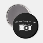 Ich fotografiere Hübsche Dinge Fotografie Magnet (Vorderseite/Rückseite)