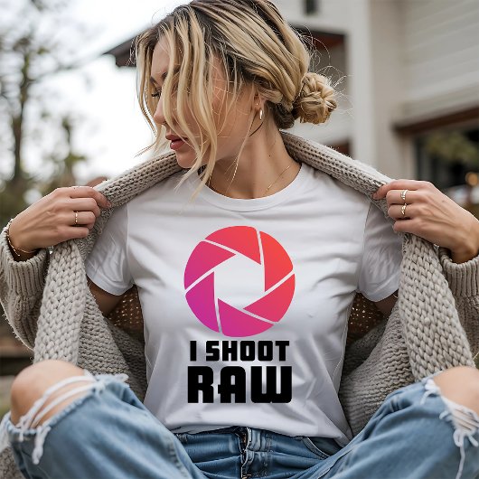 Ich fotografiere im Raw-Format T-Shirt