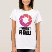 Ich fotografiere im Raw-Format T-Shirt (Vorderseite)