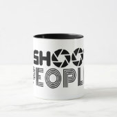 Ich fotografiere lustige Fotografen Zitat Tasse (Zentrum)