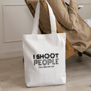 Ich fotografiere Menschen lustiger Fotograf Liebha Tragetasche