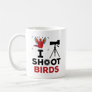 Ich fotografiere Vogelschutzbird Wildlife Fotograf Kaffeetasse