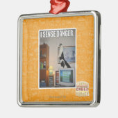 Ich frage Gefahr ab Ornament Aus Metall (Links)